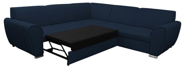 ROHOVÁ SEDAČKA, textil, tmavě modrá Livetastic - Sedací soupravy, Online Only