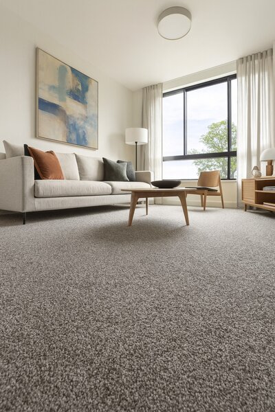 Vopi, Metrážový koberec Apollo Soft hnědý - neúčtujeme odřezky z role, na míru, šíře 2m,3m,4m, hnědá, ab (mřížka), dětský pokoj