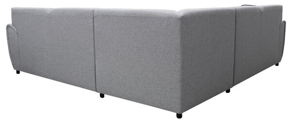 ROHOVÁ SEDAČKA, textil, světle šedá Livetastic - Sedací soupravy, Online Only