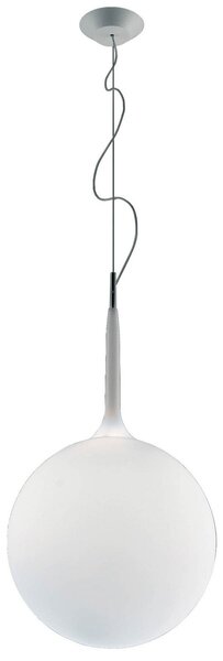 Závěsná svítidlo Artemide, Castore, stmívatelné, Bílá, Obývací pokoj, Sklo, Design