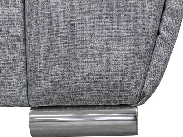 ROHOVÁ SEDAČKA, textil, světle šedá Livetastic - Sedací soupravy, Online Only