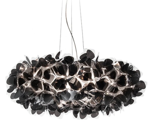 Závěsná svítidlo Slamp, Clizia Mama Non Mama, stmívatelné, Černá, Obývací pokoj, Plast, Design