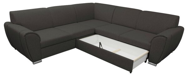 ROHOVÁ SEDAČKA, textil, antracitová Livetastic - Sedací soupravy, Online Only