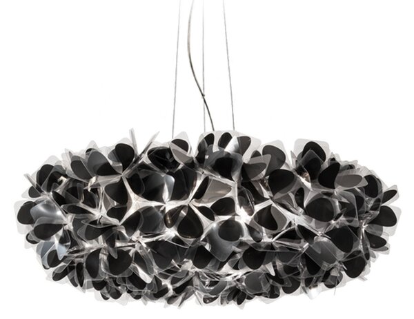 Závěsná svítidlo Slamp, Clizia Mama Non Mama, stmívatelné, Černá, Obývací pokoj, Plast, Design