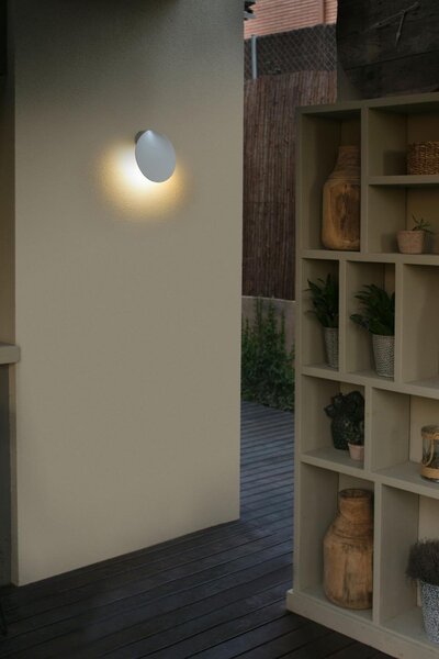 FARO LOTUS nástěnná lampa, bílá - FARO, IP65