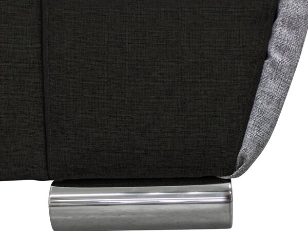 ROHOVÁ SEDAČKA, textil, černá, světle šedá Livetastic - Sedací soupravy, Online Only