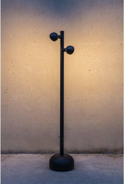 BROT 900 sloupková lampa, černá, s kabelem - FARO