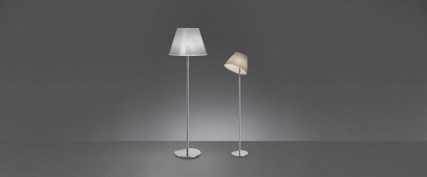 Artemide stolní lampa Choose E27 max 12 W Design Collection pergamen/chrom
