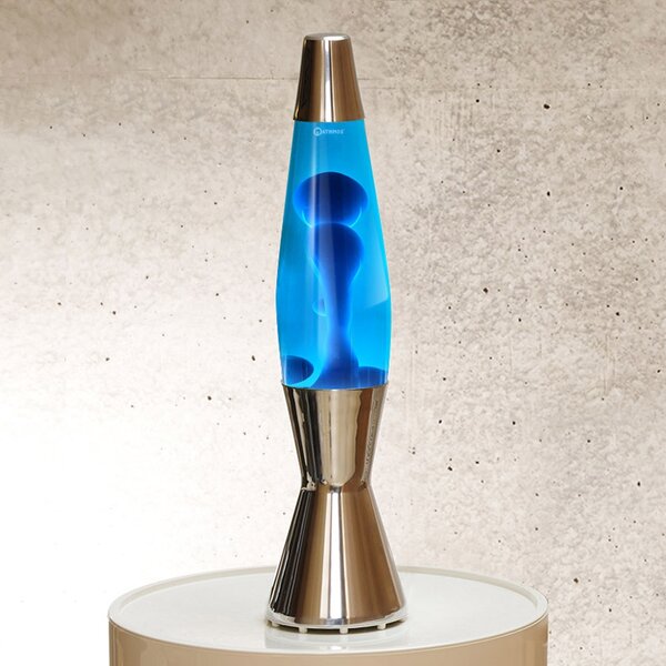 Mathmos Astrobaby, originální lávová lampa, 1x28W, modrá s modrou lávou, 43cm