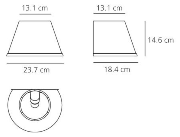 Artemide nástěnné svítidlo Choose Wall IP23 E14 max 6W Design Collection
