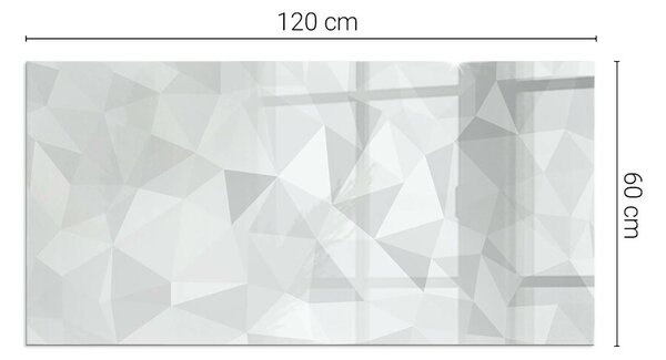 Obdélníková skleněná podložka pod kamna Geometrická abstrakce ve tvarech ppkprntp-00056580