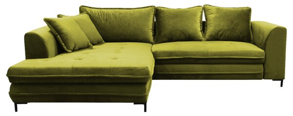 ROHOVÁ ROZKLÁDACÍ POHOVKA, textil, světle zelená Livetastic - Online Only sedačky, Online Only