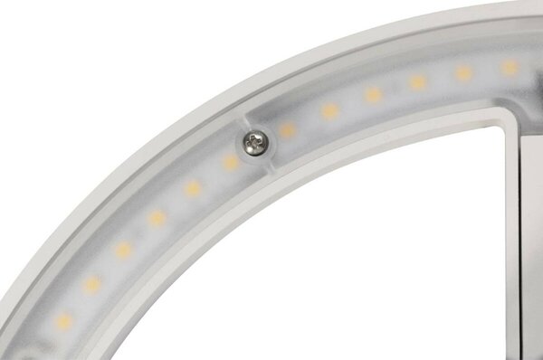 BIG WHITE SLV Q-RING nástěnné svítidlo, senzor, 3000 K, IP54, bílá 1007917