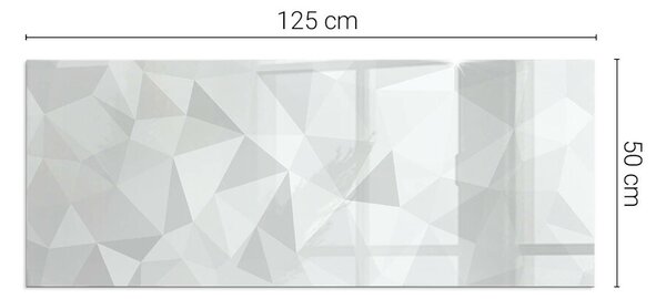 Obdélníková skleněná podložka pod kamna Geometrická abstrakce ve tvarech ppkprntp-00056580
