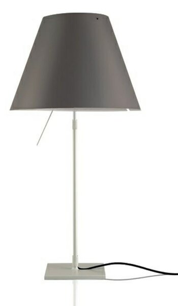 Stolní lampa Luceplan, Šedá, Obývací pokoj, Hliník