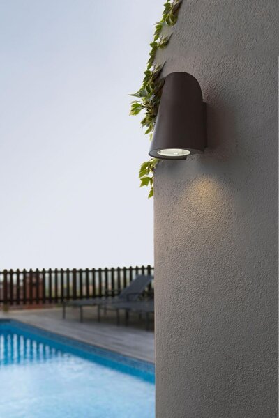 TINIA nástěnná lampa, tmavě šedá - FARO