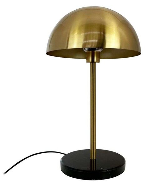Stolní lampa Dyberg Larsen, Nancy, Zlatá / mosazná, Obývací pokoj, Mosaz, Skandinávský