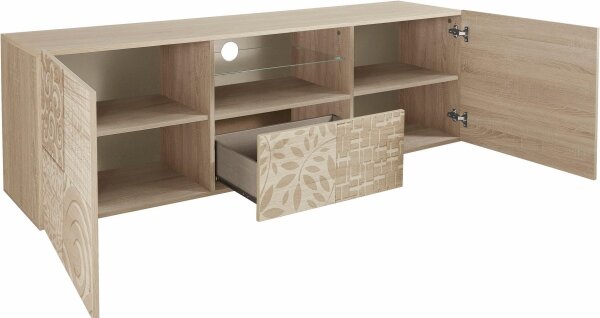Televizní stolek ARIA 181x43 cm dub sonoma