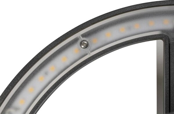 BIG WHITE SLV Q-RING nástěnné svítidlo, 3000 K FÁZE, IP65, černá 1007918