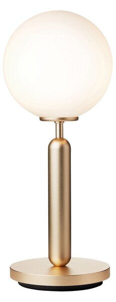Stolní lampa Nuura Aps, Miira Table, Zlatá / mosazná, Obývací pokoj, Kov, Design