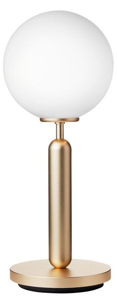 Stolní lampa Nuura Aps, Miira Table, Zlatá / mosazná, Obývací pokoj, Kov, Design