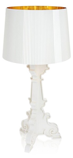 Stolní lampa Kartell, Bourgie, stmívatelné, Bílá, Obývací pokoj, Plast, Design