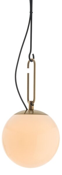 Závěsná svítidlo Artemide, nh, stmívatelné, Bílá, Obývací pokoj, Sklo, Design