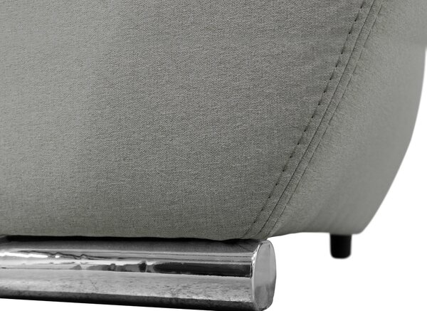 ROHOVÁ SEDAČKA, textil, světle šedá MID.YOU - Sedací soupravy, Online Only