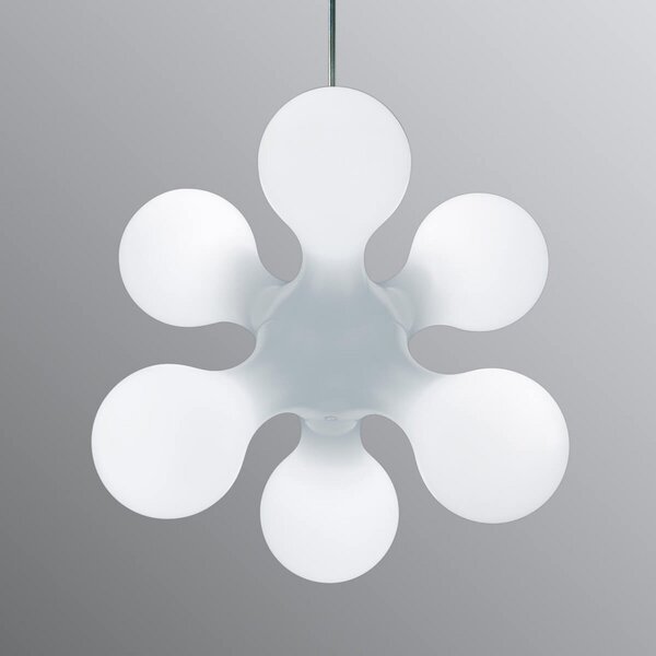 Závěsná svítidlo kdln, ATOMIUM, stmívatelné, Bílá, Obývací pokoj, Kov, Design