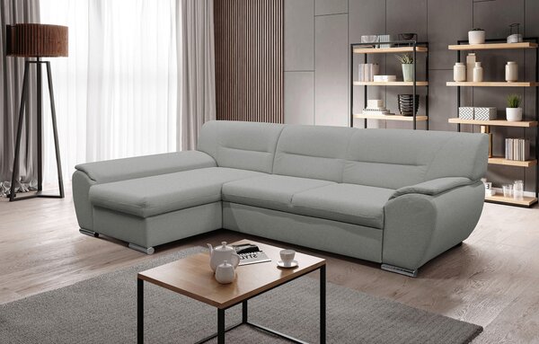 ROHOVÁ SEDAČKA, textil, světle šedá MID.YOU - Sedací soupravy, Online Only