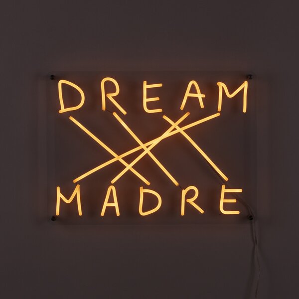 Stolní lampa SELETTI, Dream-Madre, stmívatelné, Žlutá, Obývací pokoj, Plast, Design