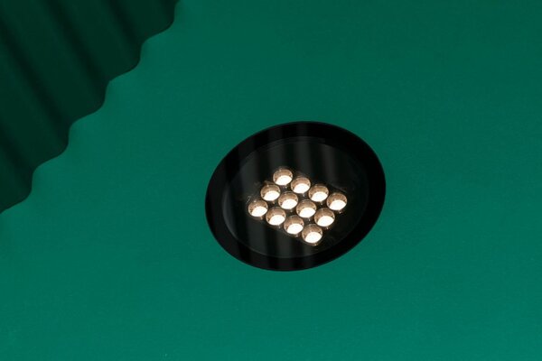 TRAS-25 LED zapuštěné svítidlo, černá, 13st - FARO