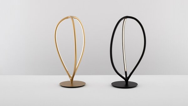 Artemide stolní lampa Arrival 17 W 3000K stmívatelná zlatá