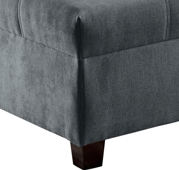 ROHOVÁ SEDAČKA, textil, kompozitní dřevo, antracitová MID.YOU - Sedací soupravy, Online Only