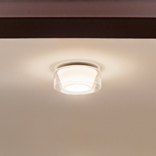 Stropní Lampa Serien Lighting, Curling M, stmívatelné, Transparentní, Obývací pokoj, Sklo, Design