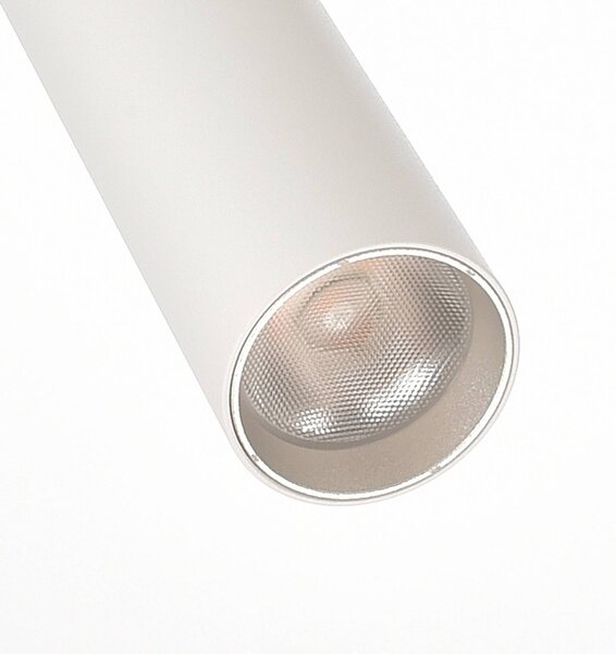 Deko-Light LED kolejnicový spot Slim 1fázový, bílý, hliník, 5 W, 2 700 K, stmívatelný, Bílá / opál, Obývací pokoj / jídelna, Hliník, Moderní