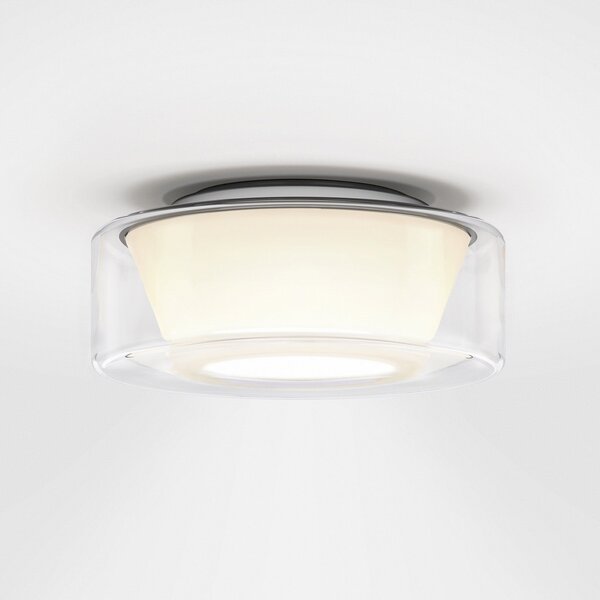 Stropní Lampa Serien Lighting, Curling M, stmívatelné, Transparentní, Obývací pokoj, Sklo, Design