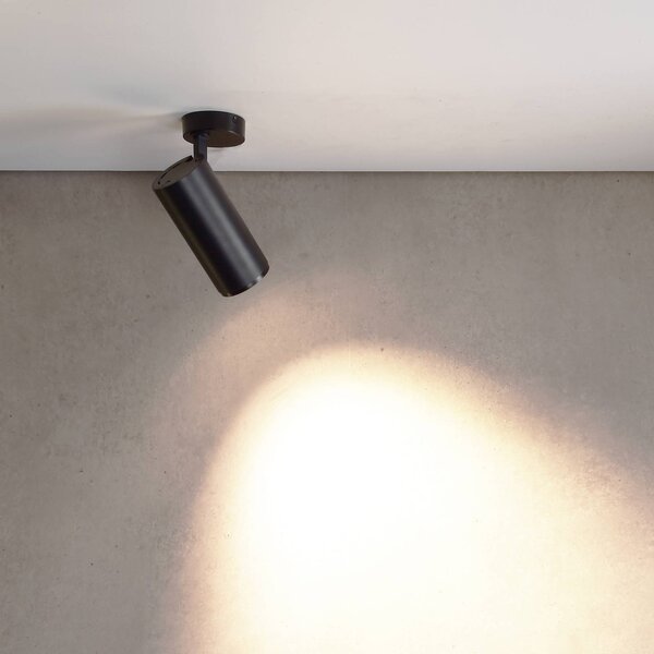 Deko-Light LED stropní bodové světlo Lucea 6, černý, hliník, 2 700 K, stmívatelný, Černá, Obývací pokoj / jídelna, Hliník, Moderní