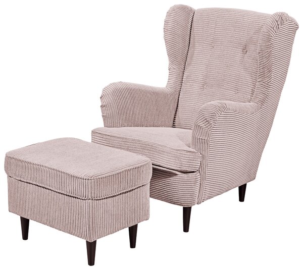 TABURET, textil, 63/43/42 cm MID.YOU - Taburety, Online Only