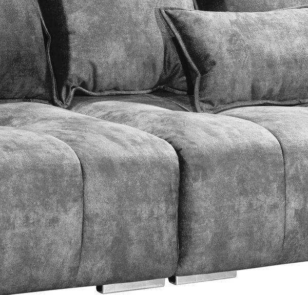 POHOVKA BIG SOFA, textil, šedá Livetastic - Pohovky, Online Only
