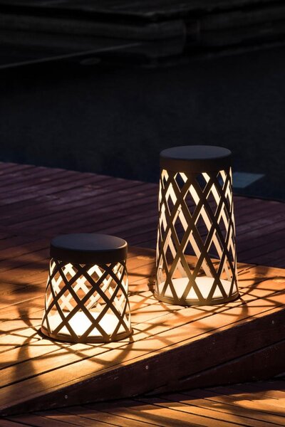 SHADOW LED sloupková lampa, tmavě šedá - FARO