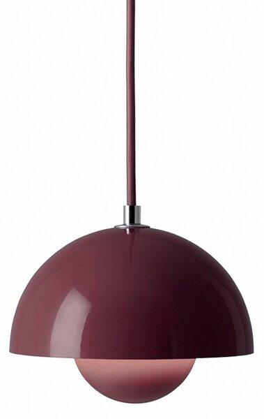 Závěsná svítidlo &Tradition, Flowerpot VP10, stmívatelné, Fialová, Obývací pokoj, Kov, Design