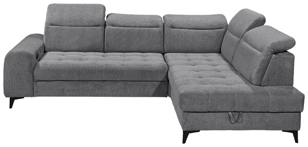 ROHOVÁ SEDAČKA, textil, antracitová MID.YOU - Sedací soupravy, Online Only