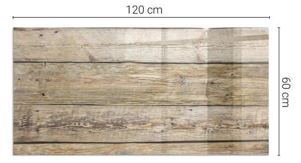 Obdélníkové sklo pod krbová kamna Dřevěná textura v přírodním stylu ppkprntp-00073008