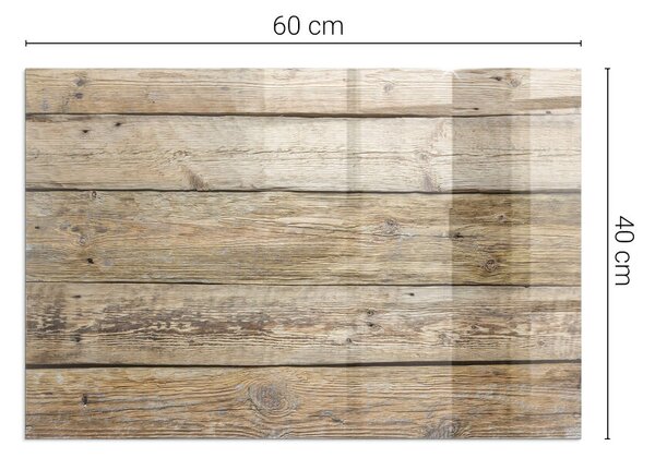 Obdélníkové sklo pod krbová kamna Dřevěná textura v přírodním stylu ppkprntp-00073008
