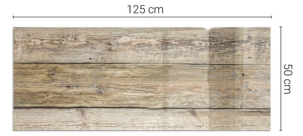 Obdélníkové sklo pod krbová kamna Dřevěná textura v přírodním stylu ppkprntp-00073008