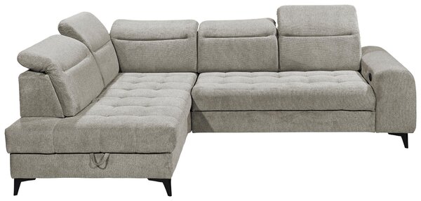 ROHOVÁ SEDAČKA, textil, šedohnědá MID.YOU - Sedací soupravy, Online Only