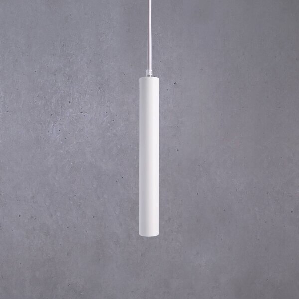 Deko-Light Závěsné LED světlo Slim, bílé, hliník, 2 700 K, stmívatelný, Bílá / opál, Obývací pokoj / jídelna, Hliník, Moderní