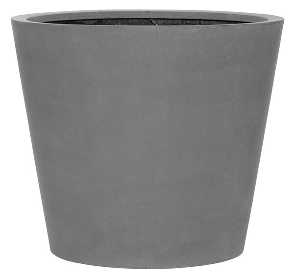 Květináč Bucket šedý S, ⌀ 50 cm x v 40 cm, 6,5 kg, 57l