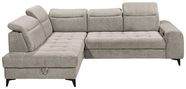 ROHOVÁ SEDAČKA, textil, šedá MID.YOU - Sedací soupravy, Online Only